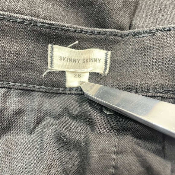 Madewell Jeans Womens 28 Skinny Skinny Black Rinse Denim Pants Versatile - Picture 4 of 6